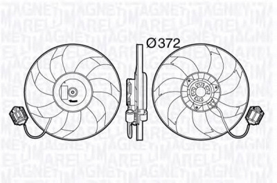 MAGNETI MARELLI 069422588010 -  Вентилятор, охлаждение двигателя